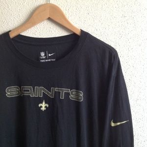 NFL Onfield Apparel Nike New Orleans Saints Football Long Sleeve Tee 4XL
